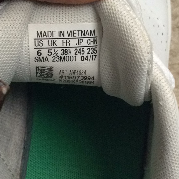 Adidas Advantage Stan Smith Sneaker Green 8.5 EUC - Picture 6 of 6